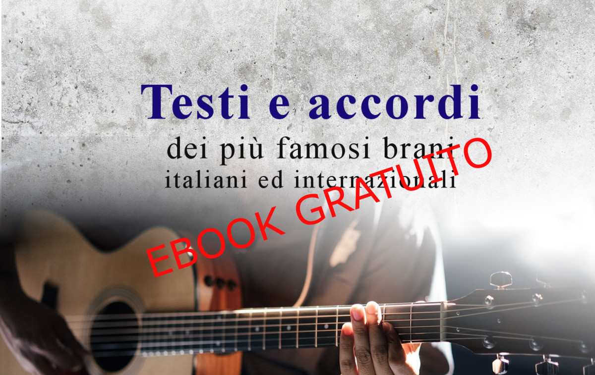 Ebook Raccolta testi e accordi chitarra