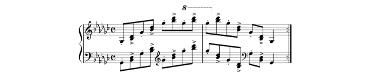 precisione sulla tastiera del pianoforte