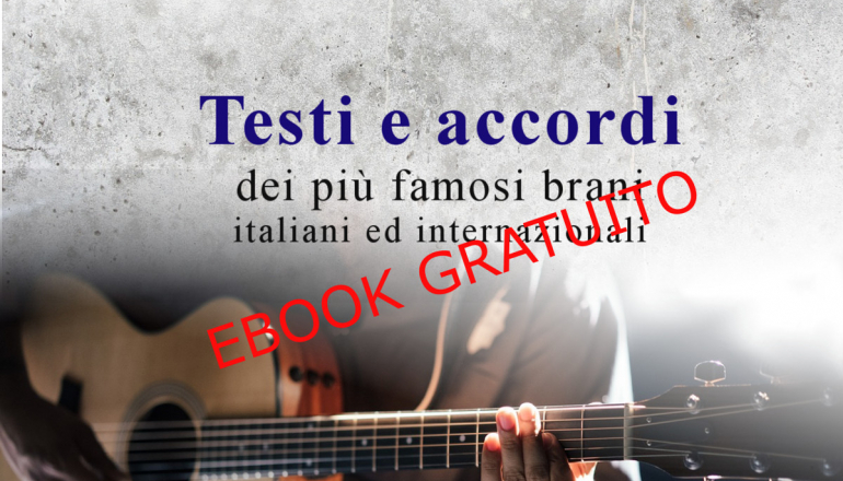 Ebook Raccolta testi e accordi chitarra