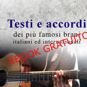 Ebook Raccolta testi e accordi chitarra