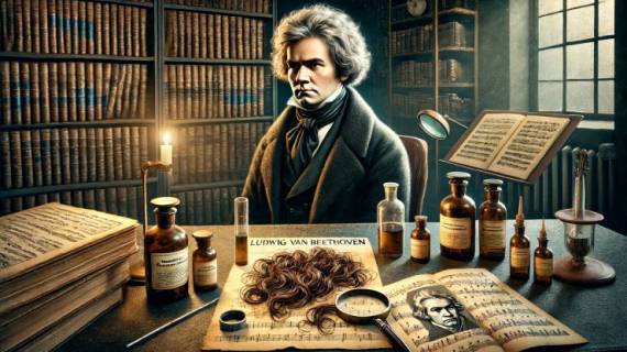 analisi capelli Beethoven