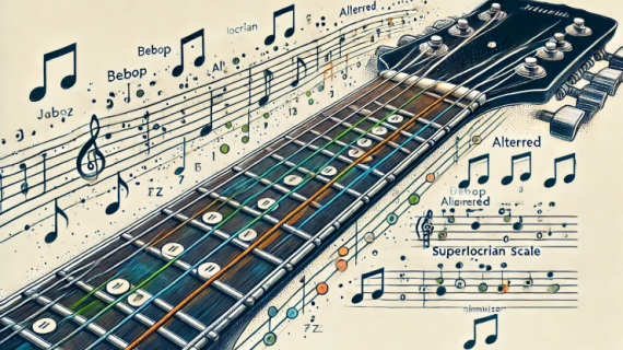 scala bebop, alterata, superlocria diminuita